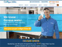 Tablet Screenshot of culligangeneva.com
